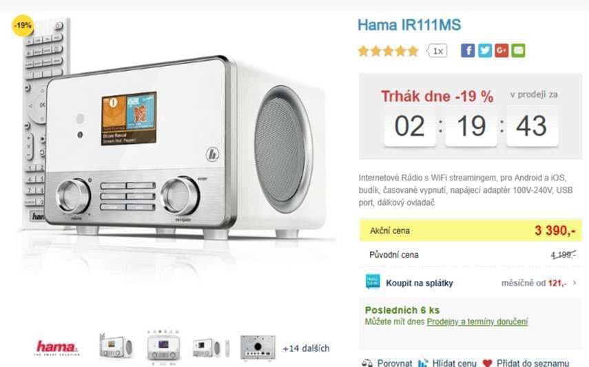 Internetové rádio Hama, Wifi