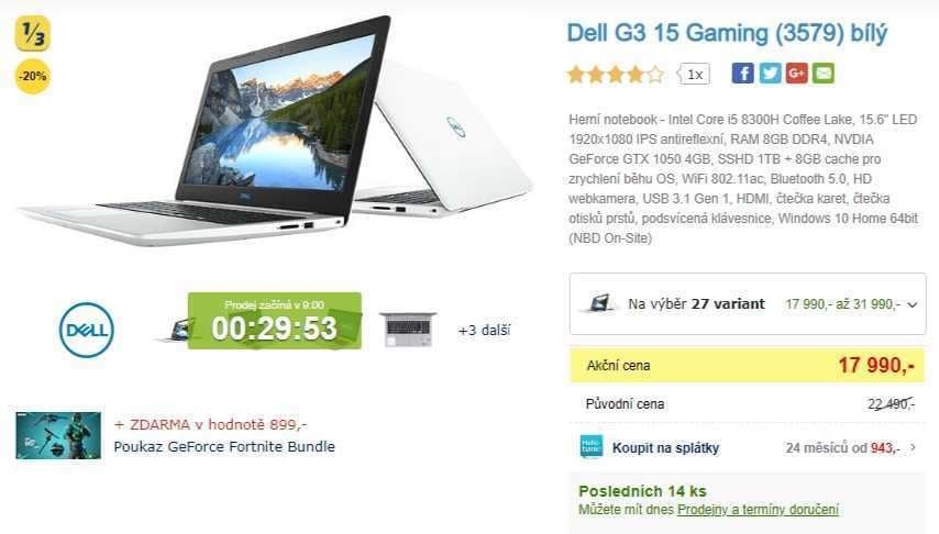 Dell, 4GHz, 8GB RAM, Nvidia 4GB, 15,6"