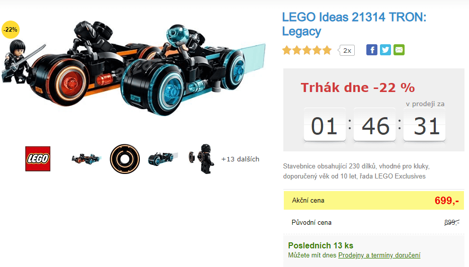 LEGO Ideas 21314 TRON: Legacy