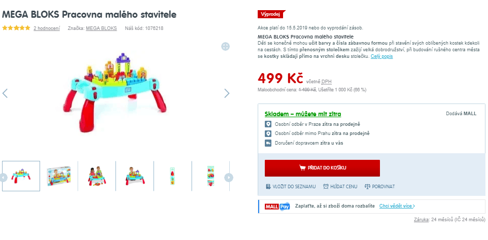 Pracovna malého stavitele MEGA BLOKS