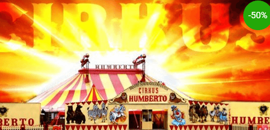 2 vstupenky do cirkusu HUMBERTO