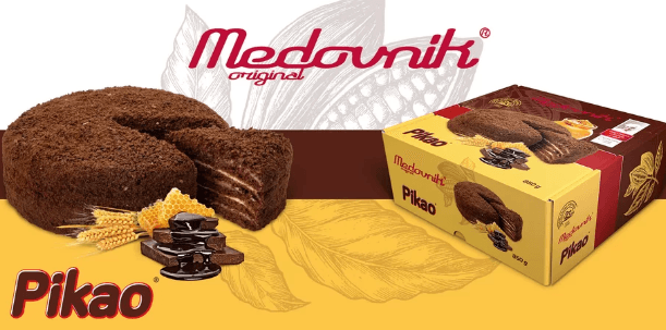 Medovník Pikao a ořechový medovník Premium 
