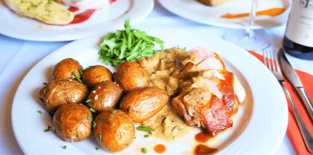 3chodové menu s panenkou nebo krůtím prsíčkem