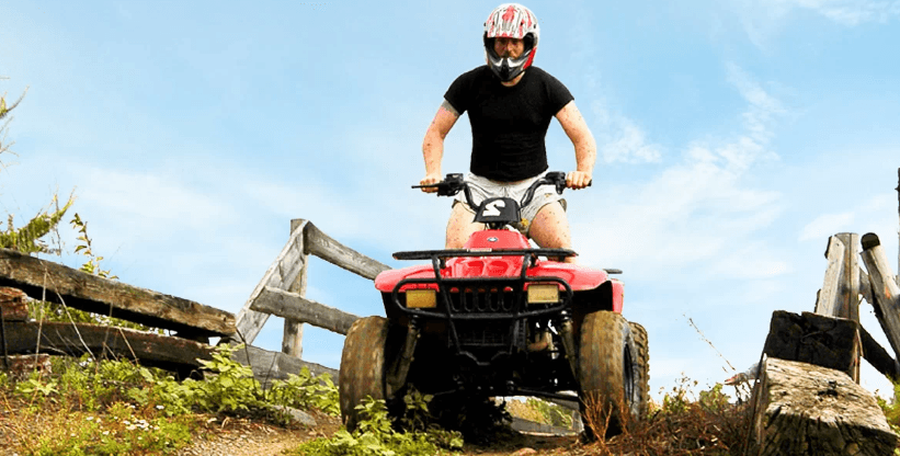 Adrenalinová jízda na čtyřkolce
