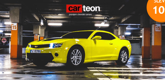 Jízda v Chevroletu Camaro Bumblebee