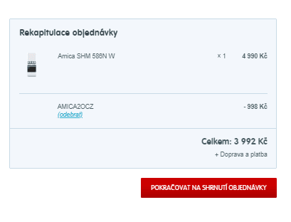 Kombinovaný sporák Amica, 50 cm, gril