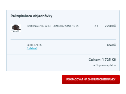 Sada Tefal Ingenio Chef 10 ks