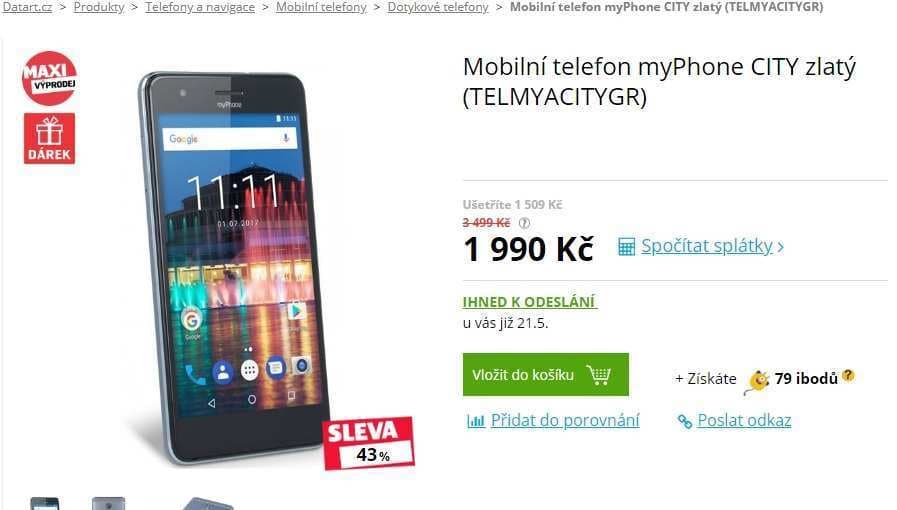 MyPhone, 4x 1,3GHz, 2GB RAM, 5", LTE