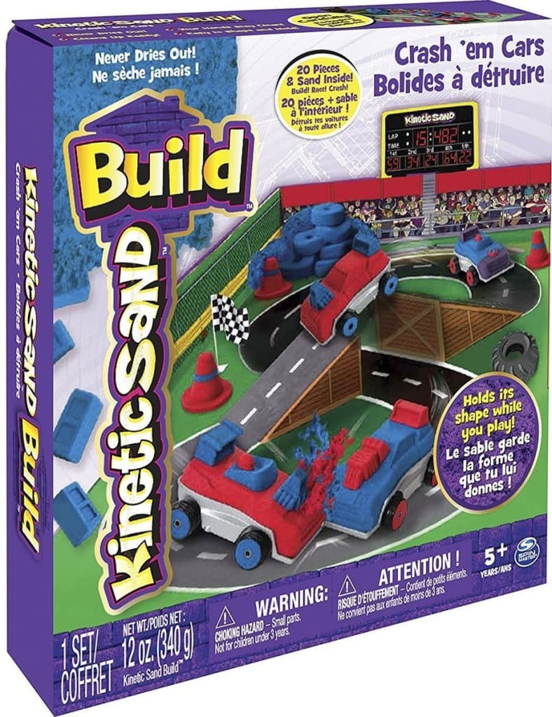 Kinetic Sand Bourej se svými auty 254 g