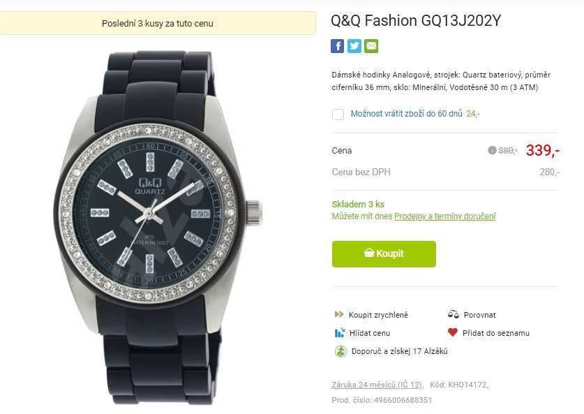 Dámské hodinky Q&Q Fashion