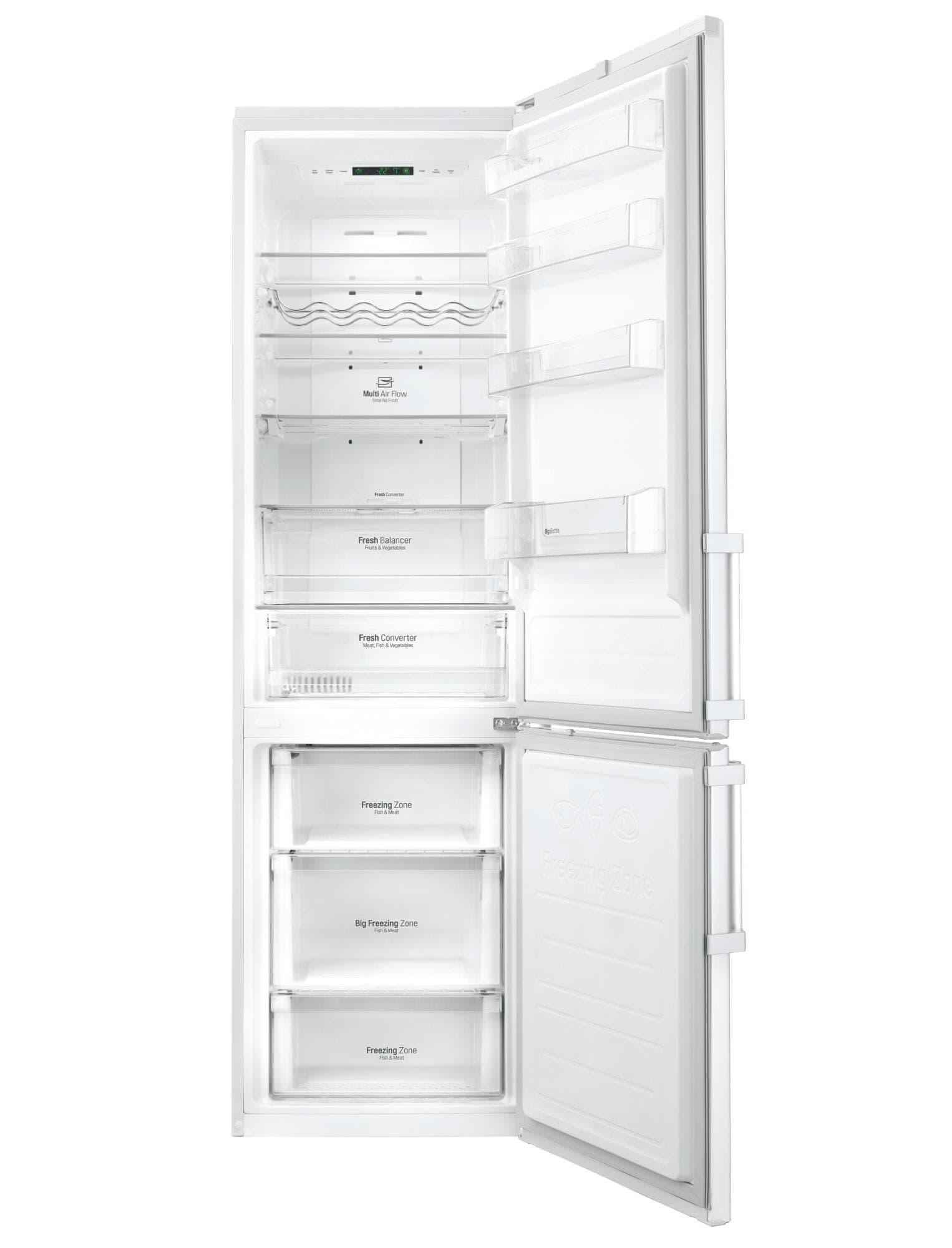 Kombinovaná lednice LG, A+++, Total No Frost
