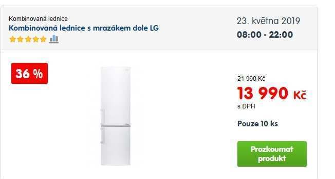 Kombinovaná lednice LG, A+++, Total No Frost