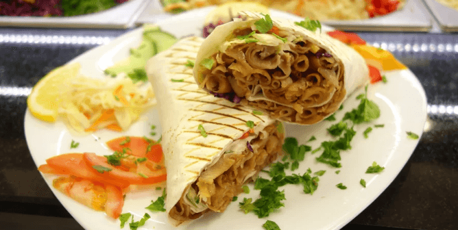 Malý kebab box a hranolky