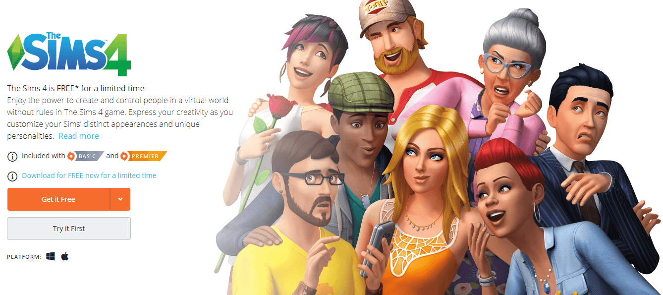 The Sims 4 - hra zdarma