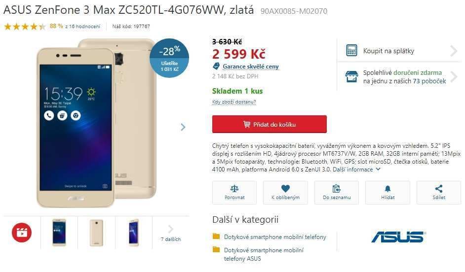 Asus, 4x 1,4GHz, 2GB RAM, 5,5", LTE
