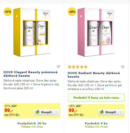 Dárková sada DOVE Beauty