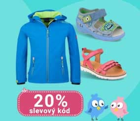 Extra sleva 20% na výprodej oblečení a bot