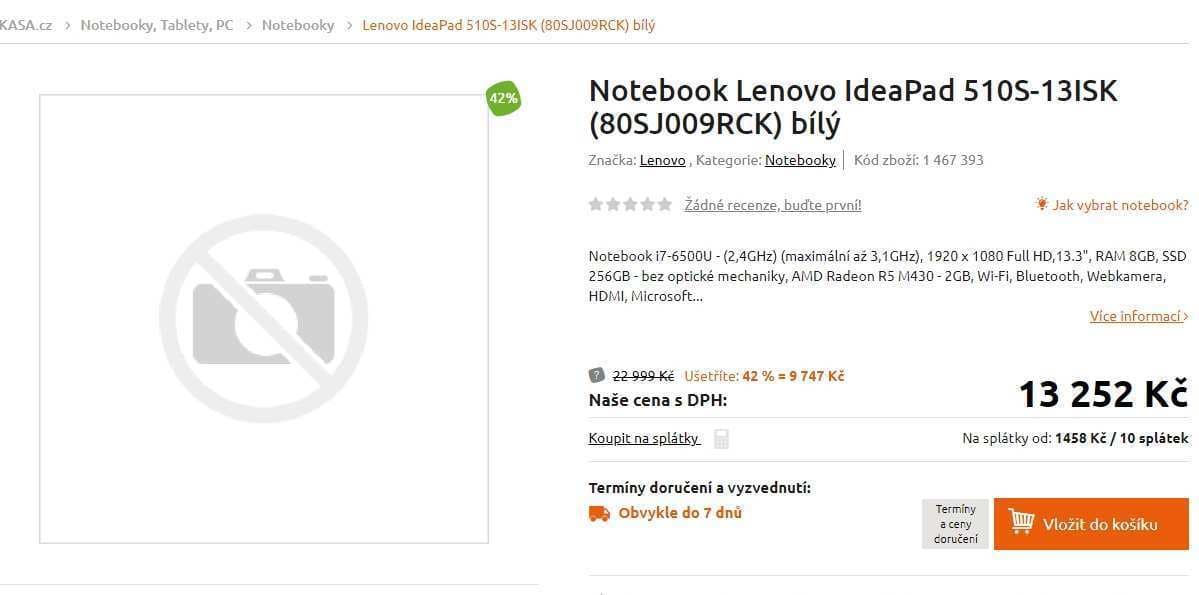 Lenovo, i7, až 3,1GHz, 8GB RAM, 2GB grafika, 13,3"