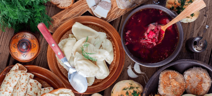Ukrajinské menu