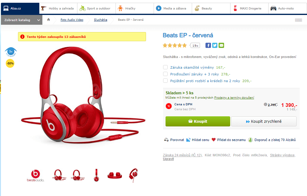 Sluchátka Apple Beats Dr. Dre