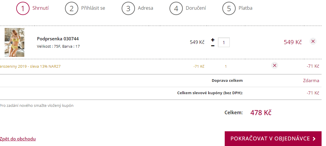 Doprava zdarma na vše + 15% sleva