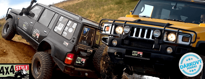 Offroad jízda Nissanem Patrol nebo Hummerem H2
