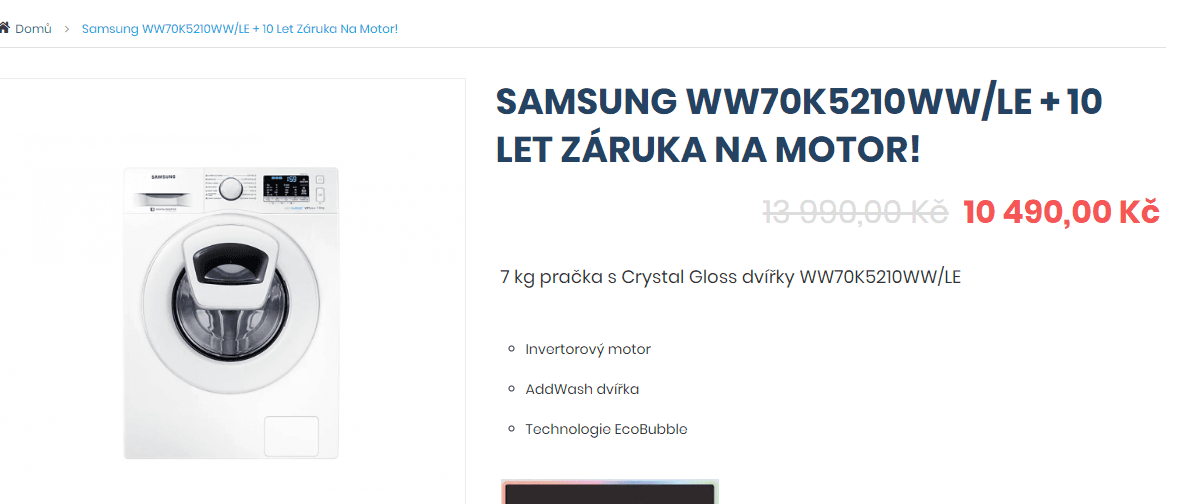 Samsung, AddWash, 7kg, 1200 ot., A+++