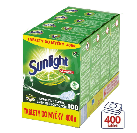 400 tablet do myčky SUNLIGHT Classic 