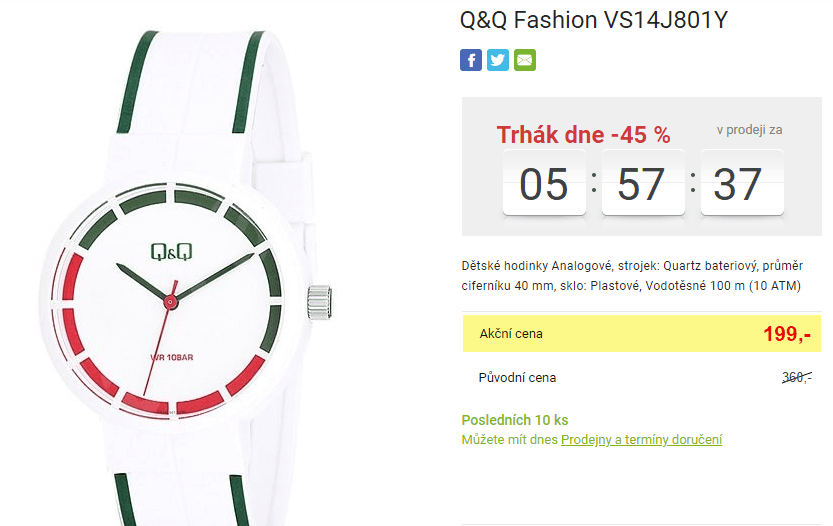 Dětské hodinky Q&Q Fashion VS14J801