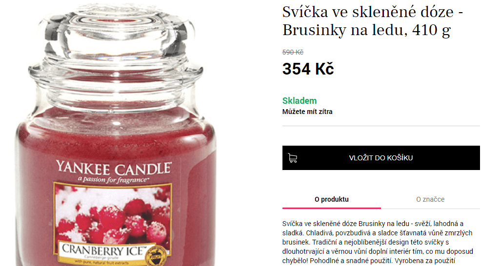 Výprodej svíček Yankee Candle