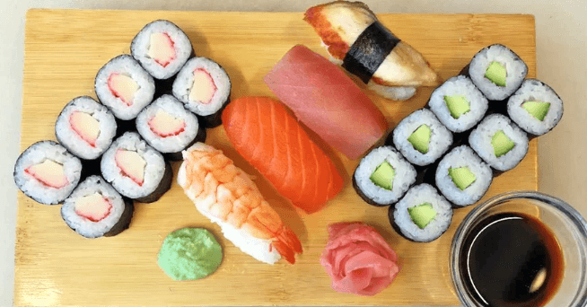 Pestré sushi sety 12 ks