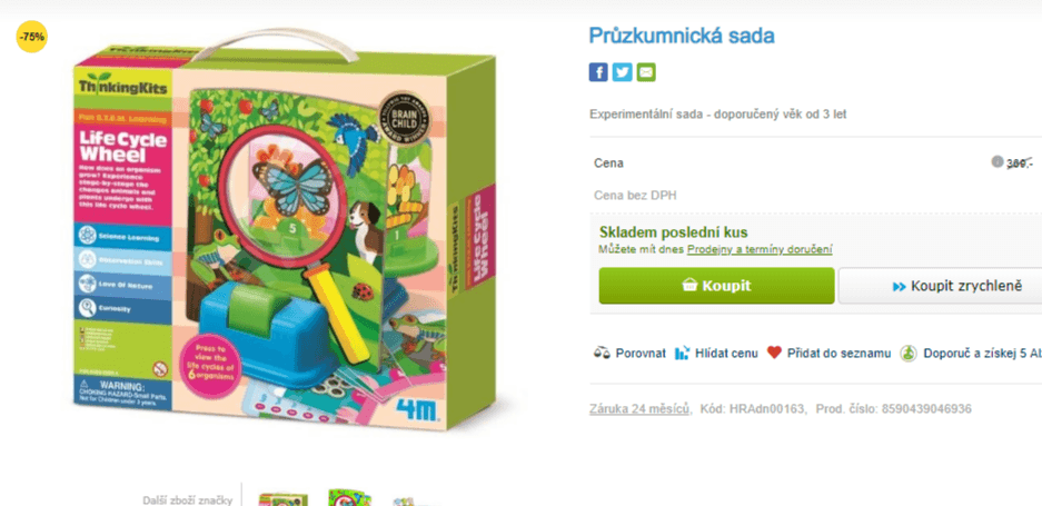 Experimentální sada pro malé průzkumníky