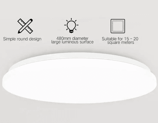 Chytré světlo Yeelight, aplikace, 2200 lm, 48cm