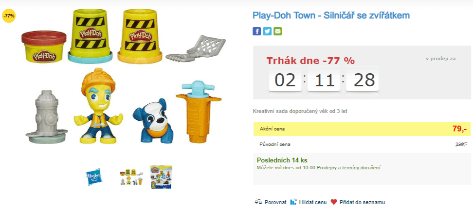 Kreativní sada Play-Doh Town - Silničář
