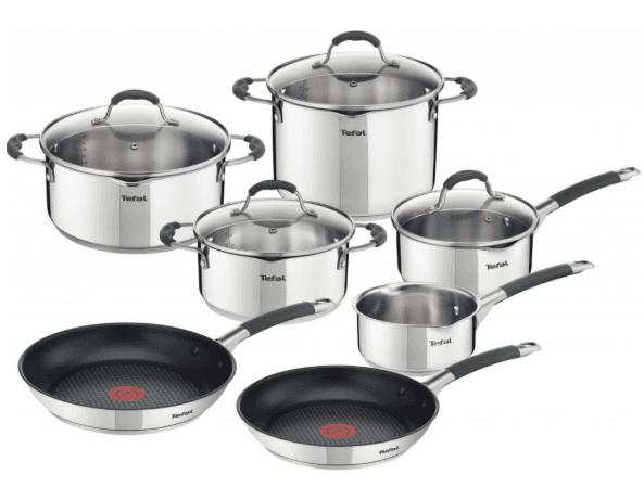 11 dílný set  nádobí Tefal, indukce