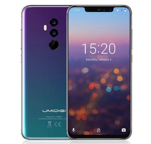 Mobil UMiDIGI, 8x 2GHz, 4GB RAM, 6,2"