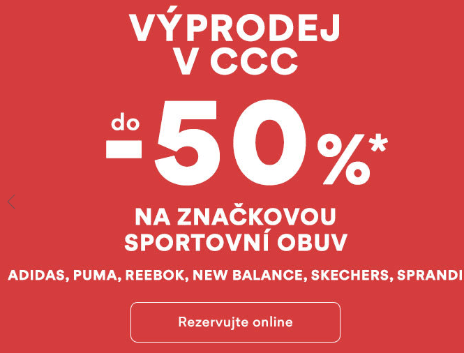 CCC - výprodej až -50% na značky