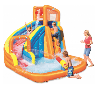 Vodní park Bestway, 3,7x3,2 m, skluzavka, lezení