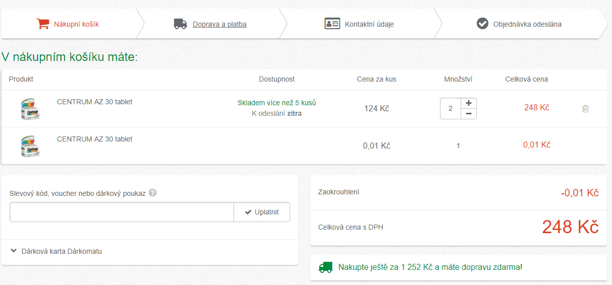 Multivitamín CENTRUM AZ 30 tablet