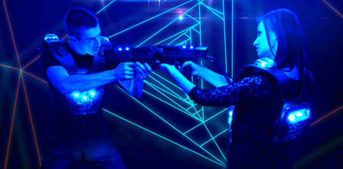 2× 15 minut laser game