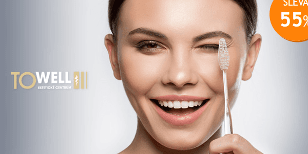 Neperoxidové bělení zubů přístrojem WHITEN LED 