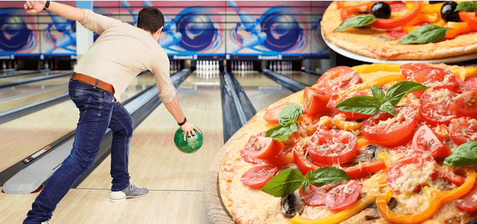 Hodina bowlingu na profi dráze a dvě 32cm pizzy