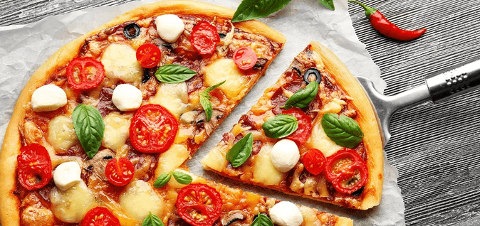 1× pizza Margherita 