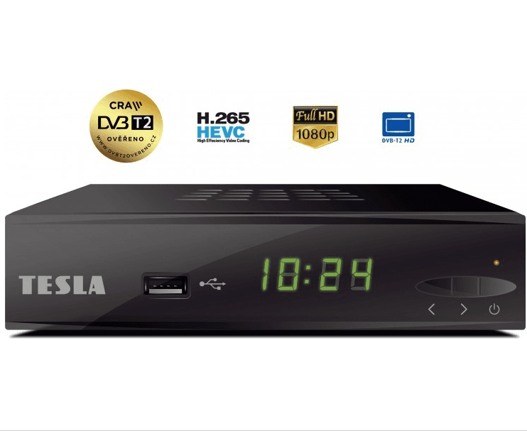 Set top box na T2 - Tesla, USB