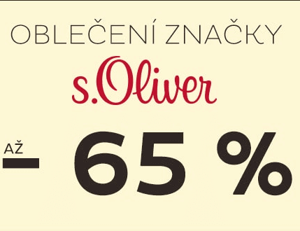 Výprodej značky S.Oliver - až -65%