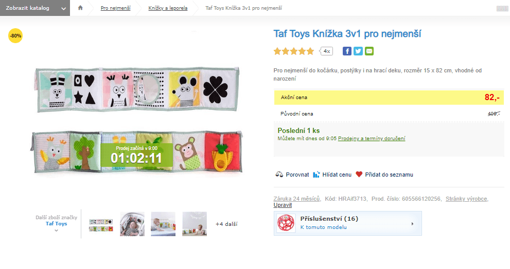 Taf Toys Knížka 3v1 pro nejmenší