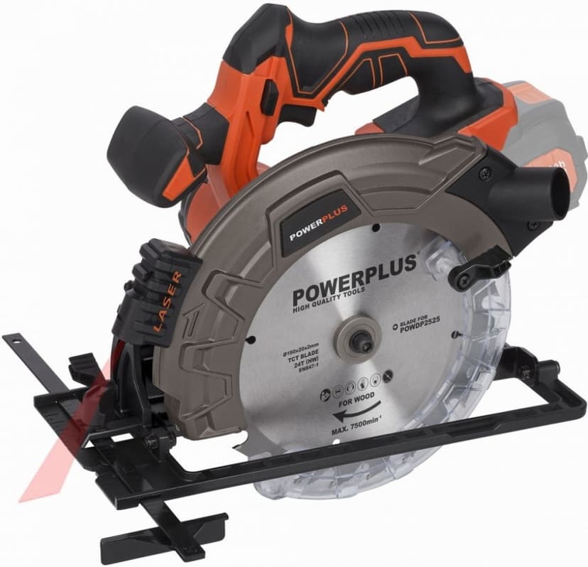 Okružní pila Powerplus, 40V, 4000ot./min, bez aku
