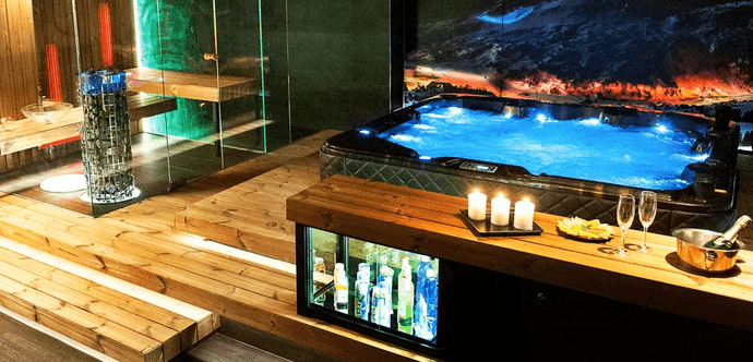 2 hod v soukromém spa s horskou atmosférou pro 2