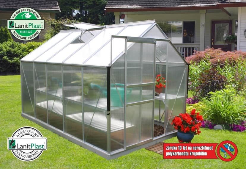 Skleník VITAVIA TARGET, 6,2m2, polykarbonát