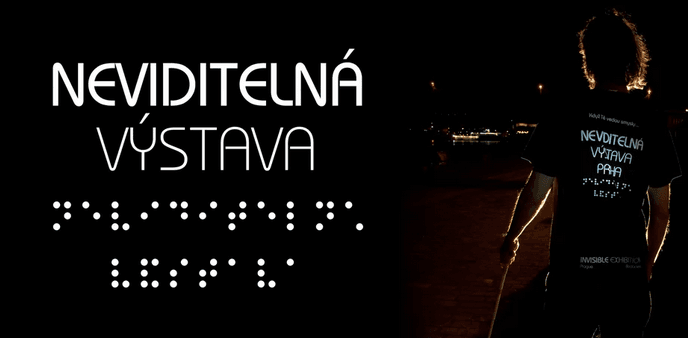 2 vstupenky na Neviditelnou výstavu 